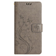 Pattintható tok a Xiaomi Redmi Note 13 Pro+, Butterfly, szürke