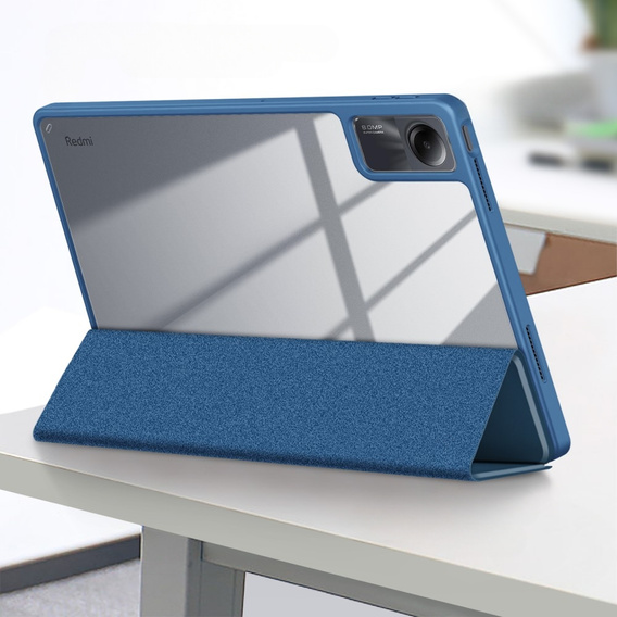 Tok Xiaomi Redmi Pad SE 11", Smartcase Hybrid, tolltartó résszel, kék