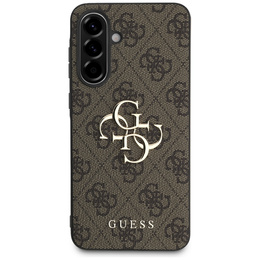 GUESS Telefontok a Samsung Galaxy A56 5G, 4G Big Metal Logo, barna