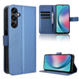 Pattintható tok a Samsung Galaxy M55 5G, Wallet Smart Magnet, kék