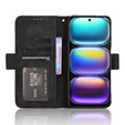 Pattintható tok a Infinix Hot 50 4G, Card Slot, fekete