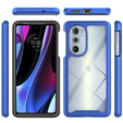 Tok Motorola Edge 30 Pro készülékhez, Shockproof, fóliával, kék