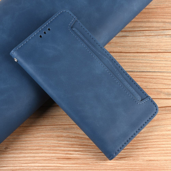 Pattintható tok a Xiaomi Redmi Note 8 Pro, Card Slot, sötétkék
