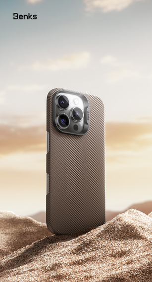 Benks Magnetic Armour Tint Kevlar 1000D (SA66) tok iPhone 16 Pro Max készülékhez