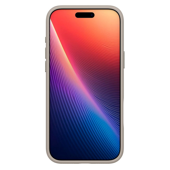 Spigen tok iPhone 17 Pro Max készülékhez, Silicone Fit MagSafe, Stone