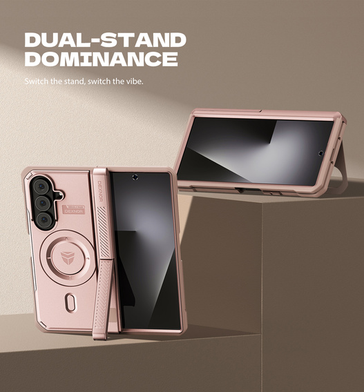 Dexnor mágneses páncélozott tok kettős állvánnyal Samsung Galaxy Z Fold7 készülékekhez