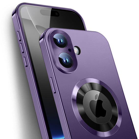 MagSafe-kompatibilis tok iPhone 17-hez, magánéletet védő üveggel