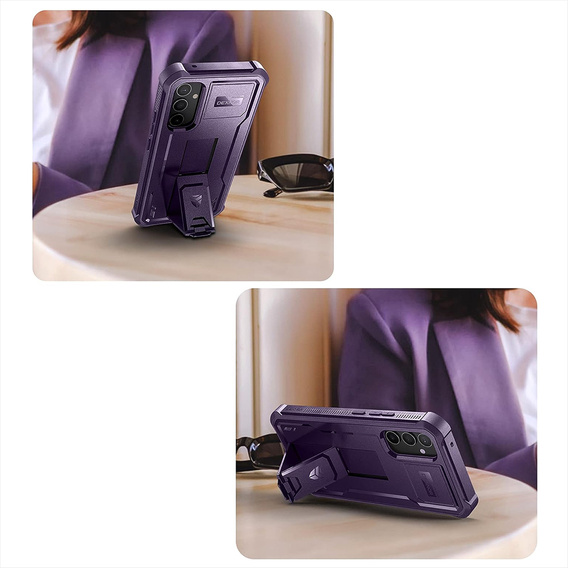 Páncélozott tok a Samsung Galaxy A34 5G, Dexnor Full Body (Two Frames), lila