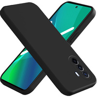 Telefontok a Huawei Nova Y70, Silicone Lite, fekete