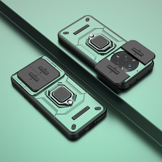 Telefontok a Realme 14 Pro+ 5G, CamShield Slide, zöld