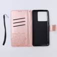 Pattintható tok a Xiaomi 13T / 13T Pro, Butterfly, rózsaszín rose gold