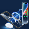 Telefontok a iPhone 14 Plus, ERBORD Hybrid MagSafe Case, fekete