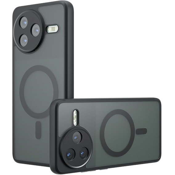 Tok Xiaomi Poco F7 Pro-hoz, MagSafe, ERBORD Matt Case, fekete