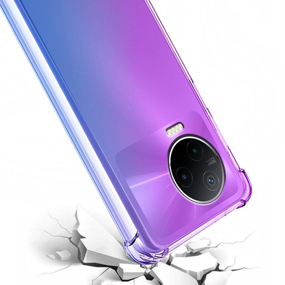 Tok Infinix Note 12 2023, Gradient Dropproof, Lila / kék