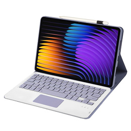 Billentyűzet tok Xiaomi Pad 7 / 7 Pro, TouchPad, lila