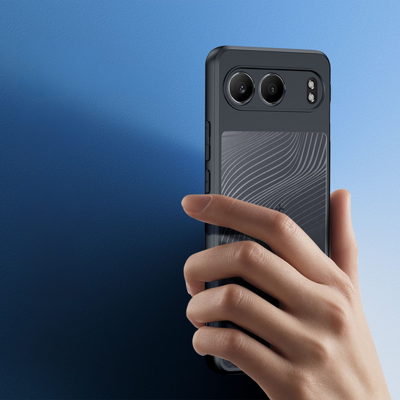 DuxDucis tok OnePlus Nord 4, Aimo case, átlátszó / fekete