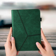 Tok Lenovo Tab M10 Plus 10.6 Gen 3 TB-125F TB-128F, Classic, tolltartóval, zöld