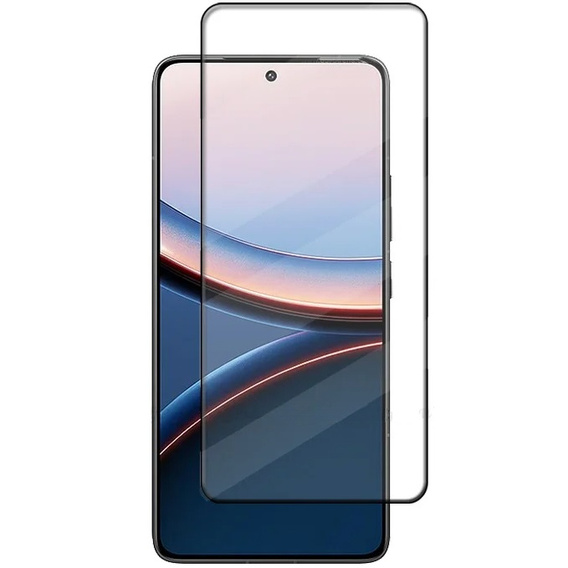 3D edzett üveg Xiaomi Poco F7 Ultra készülékhez, fekete keret