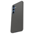 A Spigen tok Samsung Galaxy S25, Liquid Air, fekete + 9H edzett üveghez