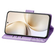 Pattintható tok a Realme 14 Pro+ 5G, Butterfly, lila