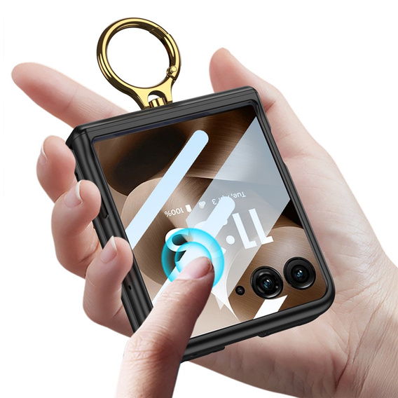 Tok állvánnyal és zsanérvédelemmel a Motorola Razr 60 Ultra 5G készülékhez