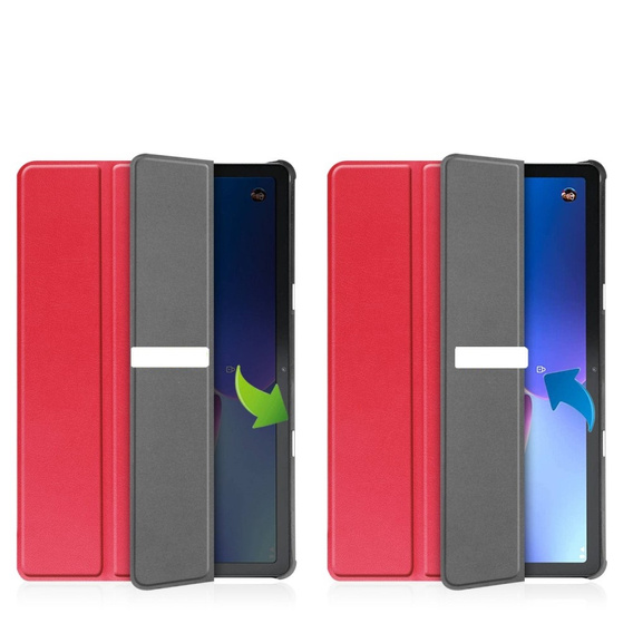 Tok Lenovo Tab M10 10.1 Gen 3, Smartcase, piros