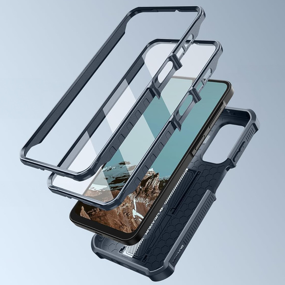 Dexnor Full Body (két keretes) páncélozott tok Samsung Galaxy A17 készülékhez