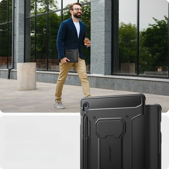 SPIGEN Rugged Armor Pro Samsung Galaxy Tab S10 Lite / Galaxy Tab S9 FE 10.9 (X400 / X406B / X510 / X516B) készülékekhez