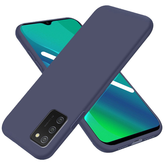 Vékony tok a Samsung Galaxy A02s, Slim, sötétkék
