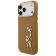 Karl Lagerfeld Karl Script Logo tok – fémgombokkal iPhone 17 Pro Max készülékhez