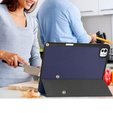 Tok iPad Pro 11" 2024 (5 gen.), Smartcase tolltartóval, sötétkék