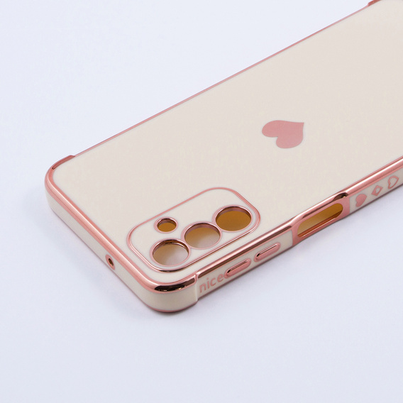Telefontok a Samsung Galaxy A13 5G, Electro heart, rózsaszín rose gold