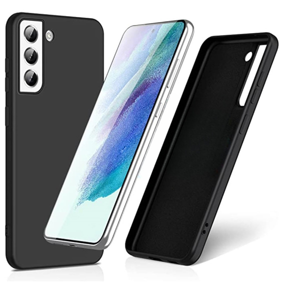 Telefontok a Samsung Galaxy S21 FE 5G, Silicone MagSafe, fekete