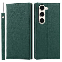 Bőr tok a Samsung Galaxy S23 Plus, ERBORD Grain Leather, zöld