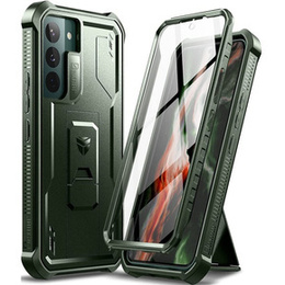 Páncélozott tok a Samsung Galaxy S22, Dexnor Full Body, zöld