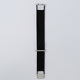 Nylon szíj Apple Watch 1/2/3/4/4/5/6/7/8/SE/ULTRA 42/44/45/45/49mm, fekete / fehér
