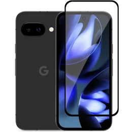 3D edzett üveg Google Pixel 9A készülékhez, fekete keret