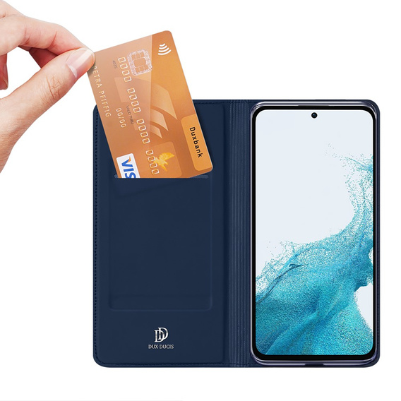 Dux Ducis Telefontok a Samsung Galaxy A54 5G, Skinpro, sötétkék