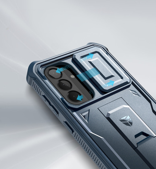 Páncélozott tok a Samsung Galaxy A56 5G, Dexnor Full Body (Two Frames), kék