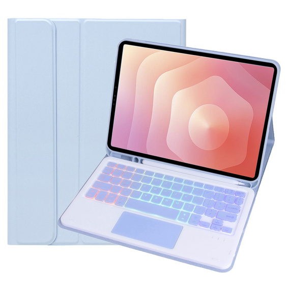 Megvilágított Bluetooth billentyűzettel és érintőpaddal ellátott tok Samsung Galaxy Tab S11 készülékhez