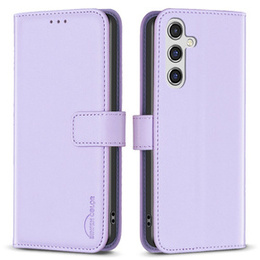Pattintható tok a Samsung Galaxy A55 5G,BINFEN Wallet, lila