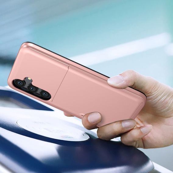 Telefontok a Samsung Galaxy A56 5G, Sliding Card Holder, rózsaszín