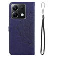 Pattintható tok a Xiaomi Poco X6 5G, Mandala, lila