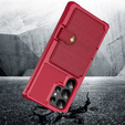 Tok Samsung Galaxy S25 Ultra, Card Holder Kickstand, fekete