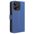 Pattintható tok a Realme Note 50, Wallet Smart Magnet, kék