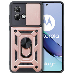 Telefontok a Motorola Moto G84 5G, CamShield Slide, rózsaszín rose gold