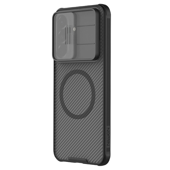 Nillkin CamShield Pro mágneses tok Samsung Galaxy A57 5G készülékhez, átlátszó/fekete