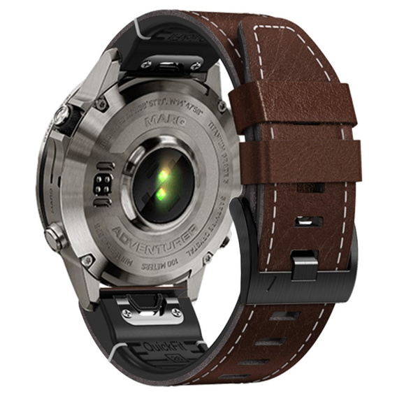 Quickfit bőrszíj a Garmin Fenix 5/6/6/6 PRO/7 Forerunner 965/955/945 készülékhez