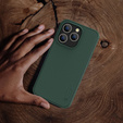 NILLKIN tok iPhone 14 Pro Max, Super Frosted Shield Case, zöld
