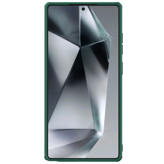NILLKIN tok Samsung Galaxy S25 Ultra, Frosted Shield, MagSafe, zöld